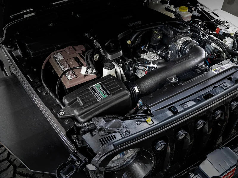 aFe Quantum Pro Dry S Cold Air Intake System 18-19 Jeep Wrangler (JL) V6-3.6L - Side View
