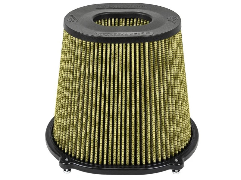 aFe Quantum Pro-Guard 7 Air Filter Inverted Top - 5in Flange x 8in Height - Oiled PG7 - Main Product View