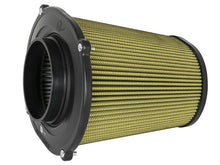 Load image into Gallery viewer, aFe Quantum Pro-Guard 7 Air Filter Inverted Top - 5in Flange x 8in Height - Oiled PG7 - Additional View 5