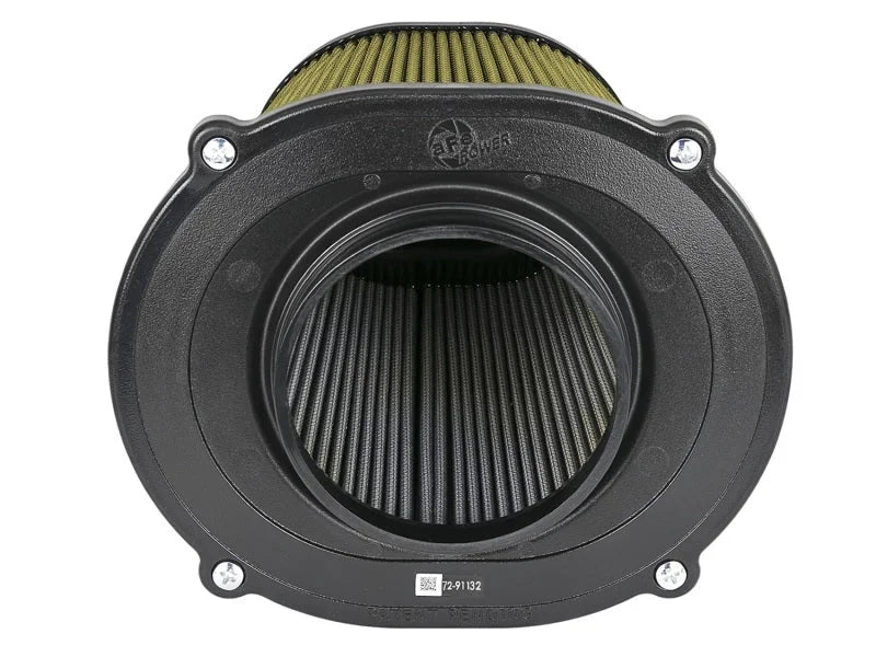 aFe Quantum Pro-Guard 7 Air Filter Inverted Top - 5in Flange x 8in Height - Oiled PG7 - Additional View 6