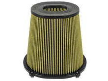Load image into Gallery viewer, aFe Quantum Pro-Guard 7 Air Filter Inverted Top - 5in Flange x 9in Height - Oiled PG7 - Main Product View