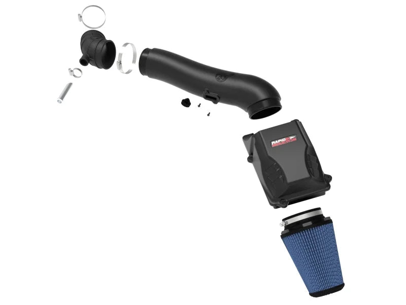 aFe Rapid Induction Cold Air Intake System w/Pro 5R Filter 20-21 Jeep Wrangler V6 3.0L - Additional View 6