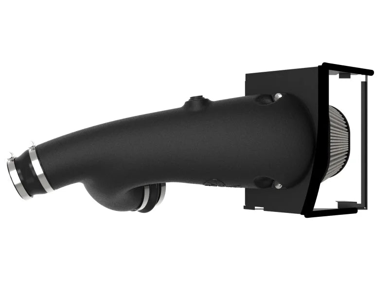 aFe Rapid Induction Cold Air Intake System w/Pro DRY S Filter 2021+ Ford F-150 V6-3.5L (tt) - Back View