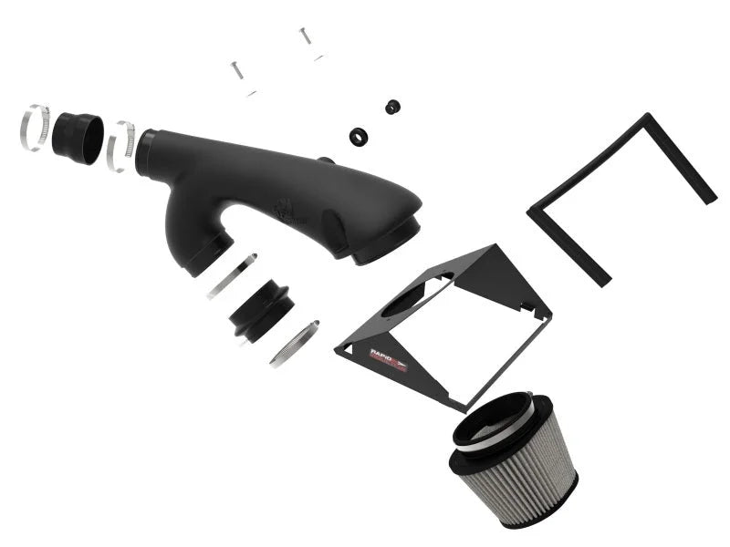 aFe Rapid Induction Cold Air Intake System w/Pro DRY S Filter 2021+ Ford F-150 V6-3.5L (tt) - Additional View 5