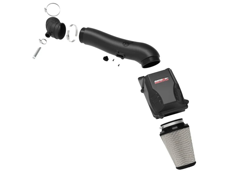aFe Rapid Induction Cold Air Intake System w/Pro DRY-S Filter 20-21 Jeep Wrangler V6 3.0L - Additional View 6
