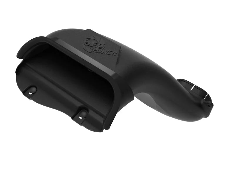 aFe Rapid Induction Dynamic Air Scoop 2021+ Ford F-150V6/V8 - Black - Main Product View