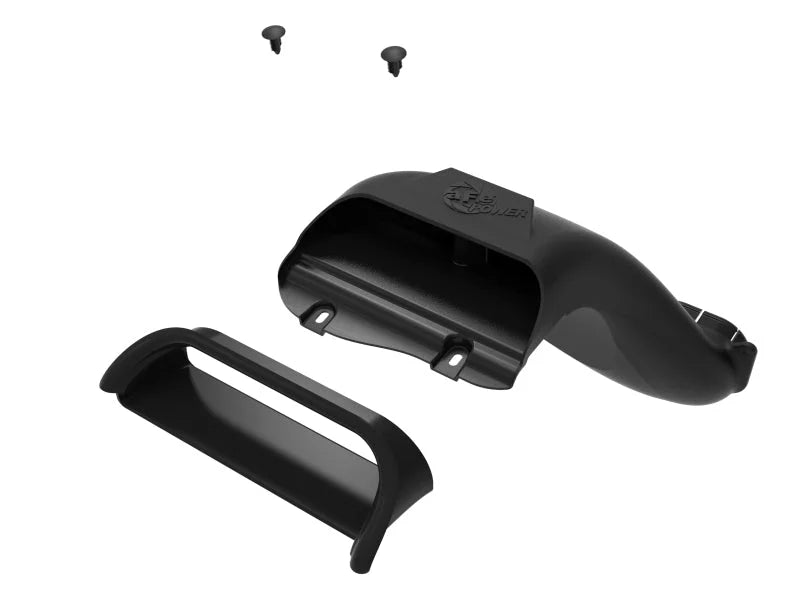 aFe Rapid Induction Dynamic Air Scoop 2021+ Ford F-150V6/V8 - Black - Additional View 8