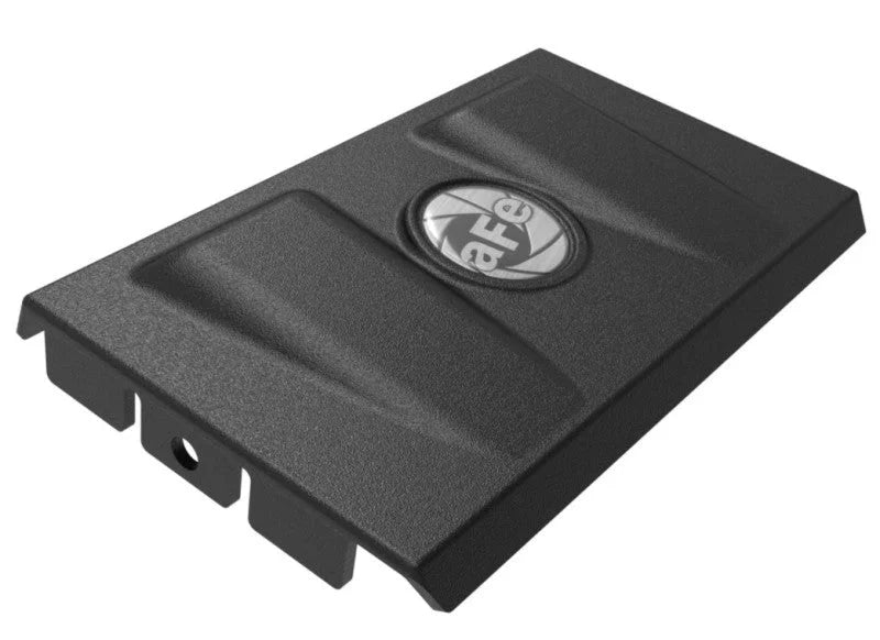 aFe Rapid Induction Intake System Cover, Black, 19-20 Ford Edge Ecoboost V6 2.7L (tt) - Installation View
