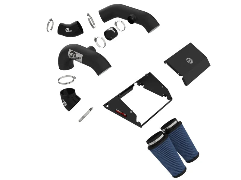 aFe Rapid Induction Pro 5R Cold Air Intake System 21-22 Ford F-150 Raptor V6-3.5L (tt) - Additional View 6