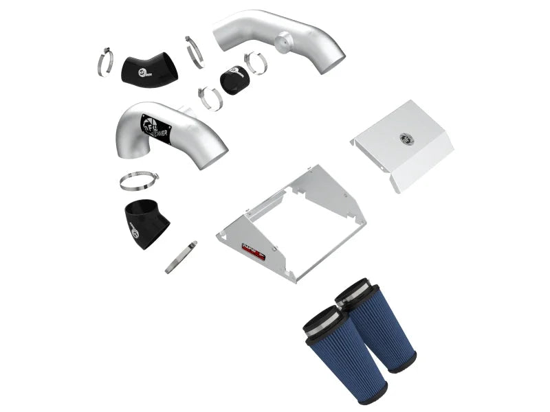aFe Rapid Induction Pro 5R Cold Air Intake System Brushed 21-22 Ford F-150 Raptor V6-3.5L (tt) - Additional View 7