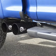 Load image into Gallery viewer, aFe Rebel 3in 409 SS Cat-Back Exhaust 2021 Ford F-150 V6 2.7L/3.5L (tt)/V8 5.0L w/ Black Tips - Side View