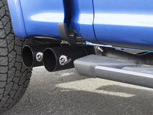 Load image into Gallery viewer, aFe Rebel 3in 409 SS Cat-Back Exhaust 2021 Ford F-150 V6 2.7L/3.5L (tt)/V8 5.0L w/ Black Tips - Side View