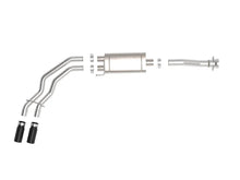 Load image into Gallery viewer, aFe Rebel 3in 409 SS Cat-Back Exhaust 2021 Ford F-150 V6 2.7L/3.5L (tt)/V8 5.0L w/ Black Tips - Additional View 7