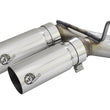 Load image into Gallery viewer, aFe Rebel 3in 409 SS Cat-Back Exhaust 2021 Ford F-150 V6 2.7L/3.5L (tt)/V8 5.0L w/ Polished Tips - Installation View