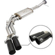 Load image into Gallery viewer, aFe Rebel Exhausts 3in SS Cat-Back 09-14 Ford F-150 4.6/5.0/5.4L w/ Black Tips - Main Product View