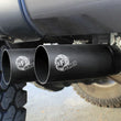 Load image into Gallery viewer, aFe Rebel Exhausts 3in SS Cat-Back 09-14 Ford F-150 4.6/5.0/5.4L w/ Black Tips - Side View