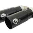 Load image into Gallery viewer, aFe Rebel Exhausts 3in SS Cat-Back 09-14 Ford F-150 4.6/5.0/5.4L w/ Black Tips - Back View