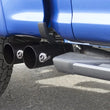 Load image into Gallery viewer, aFe Rebel Exhausts 3in SS Cat-Back 15-16 Ford F-150 EcoBoost V6 2.7/3.5L V8 5.0L w/ Black Tips - Back View