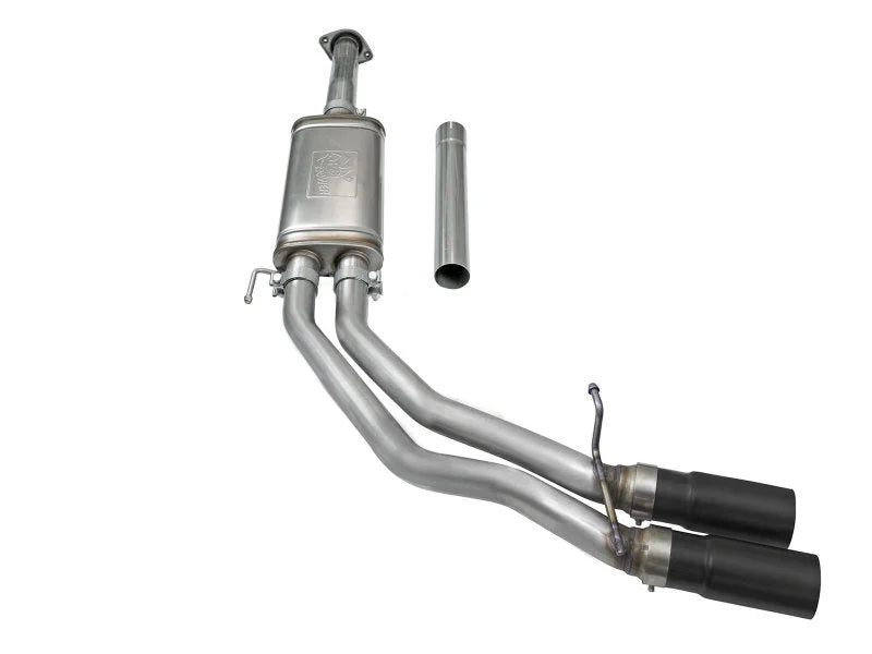 aFe Rebel Exhausts 3in SS Cat-Back 15-16 Ford F-150 EcoBoost V6 2.7/3.5L V8 5.0L w/ Black Tips - Additional View 6