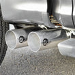 Load image into Gallery viewer, aFe Rebel Exhausts 3in SS Cat-Back 15-16 Ford F-150 EcoBoost V6 2.7/3.5L V8 5.0L w/ Polished Tips - Back View