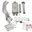 Load image into Gallery viewer, aFe Rebel Exhausts 3in SS Cat-Back 15-16 Ford F-150 EcoBoost V6 2.7/3.5L V8 5.0L w/ Polished Tips - Installation View