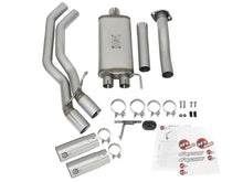 Load image into Gallery viewer, aFe Rebel Exhausts 3in SS Cat-Back 15-16 Ford F-150 EcoBoost V6 2.7/3.5L V8 5.0L w/ Polished Tips - Installation View