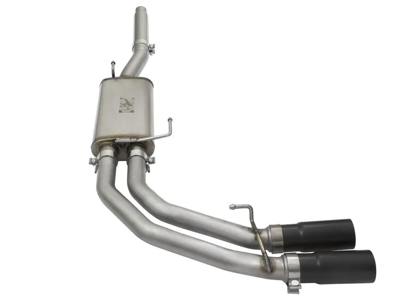 aFe Rebel Exhausts Cat-Back SS Ford F-150 04-08 V8 4.6/5.4L w/ Black Tips - Additional View 6