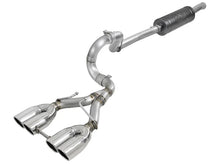 Load image into Gallery viewer, aFe Rebel Series 2.5in. 304 SS C/B Exhaust System 2018 Jeep Wrangler (JL) V6-3.6L - Polished Tip - Main Product View