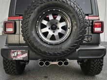 Load image into Gallery viewer, aFe Rebel Series 2.5in. 304 SS C/B Exhaust System 2018 Jeep Wrangler (JL) V6-3.6L - Polished Tip - Side View