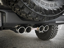 Load image into Gallery viewer, aFe Rebel Series 2.5in. 304 SS C/B Exhaust System 2018 Jeep Wrangler (JL) V6-3.6L - Polished Tip - Installation View