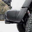 Load image into Gallery viewer, aFe Rebel Series 2.5in 304 SS Cat-Back Exhaust w/ Black Tip 18-20 Jeep Wrangler (JL) - Back View
