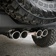 Load image into Gallery viewer, aFe Rebel Series 2.5in 304 SS Cat-Back Exhaust w/ Polished Tip 18-20 Jeep Wrangler (JL) - Installation View