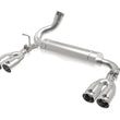 Load image into Gallery viewer, aFe Rebel Series 2.5in 409 SS Axle-Back Exhaust Polished 07-18 Jeep Wrangler (JK) V6-3.6L/3.8L - Main Product View