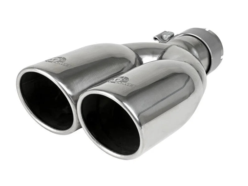 aFe Rebel Series 2.5in 409 SS Axle-Back Exhaust Polished 07-18 Jeep Wrangler (JK) V6-3.6L/3.8L - Additional View 7