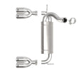 Load image into Gallery viewer, aFe Rebel Series 2.5in 409 SS Axle-Back Exhaust Polished 07-18 Jeep Wrangler (JK) V6-3.6L/3.8L - Additional View 9