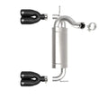 Load image into Gallery viewer, aFe Rebel Series 2.5in 409 SS Axle-Back Exhaust System Black 07-18 Jeep Wrangler (JK) V6-3.6L/3.8L - Additional View 9