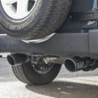 Load image into Gallery viewer, aFe Rebel Series 2.5in 409 SS Axle-Back Exhaust w/ Black Tips 2007+ Jeep Wrangler (JK) V6 3.6L/3.8L - Side View