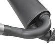 Load image into Gallery viewer, aFe Rebel Series 2.5in 409 SS Axle-Back Exhaust w/ Black Tips 2007+ Jeep Wrangler (JK) V6 3.6L/3.8L - Installation View