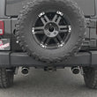 Load image into Gallery viewer, aFe Rebel Series 2.5in 409 SS Axle-Back Exhaust w/Polished Tips 07+ Jeep Wrangler (JK) V6 3.6L/3.8L - Installation View