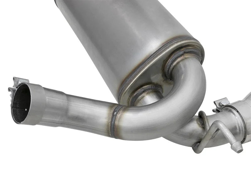 aFe Rebel Series 2.5in 409 SS Axle-Back Exhaust w/Polished Tips 07+ Jeep Wrangler (JK) V6 3.6L/3.8L - Additional View 7