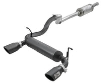 Load image into Gallery viewer, aFe Rebel Series 2.5in 409 SS Cat-Back Exhaust System w/ Black Tips Jeep Wrangler (JL) 2018 V6 3.6L - Main Product View