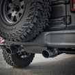 Load image into Gallery viewer, aFe Rebel Series 2.5in 409 SS Cat-Back Exhaust w/ Black Tips 18-19 Jeep Wrangler (JL) V6 3.6L - Back View
