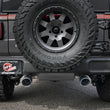 Load image into Gallery viewer, aFe Rebel Series 2.5in 409 SS Cat-Back Exhaust w/ Black Tips 18-19 Jeep Wrangler (JL) V6 3.6L - Installation View