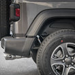 Load image into Gallery viewer, aFe Rebel Series 2.5in 409 SS Cat-Back Exhaust w/ Polished Tips 2018+ Jeep Wrangler (JL) V6 3.6L - Back View