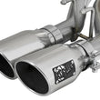 Load image into Gallery viewer, aFe Rebel Series 2.5in SS Cat-Back Exhaust w/ Polished Tip 07-18 Jeep Wrangler (JK) V6 3.6/3.8L 4dr - Side View