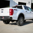 Load image into Gallery viewer, aFe Rebel Series 3in 304 SS Axle-Back Exhaust Side Exit w/ Black Tips 19 Ford Ranger L4-2.3L (t) - Back View