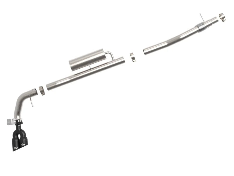 aFe Rebel Series 3in 304 SS Cat-Back Exhaust Side Exit w/ Black Tips 19-20 Ford Ranger L4-2.3L (t) - Additional View 7