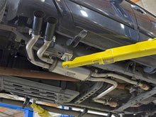Load image into Gallery viewer, aFe Rebel Series 3in 409 SS Cat-Back Exhaust w/ Black Tips 04-15 Nissan Titan V8 5.6L - Side View