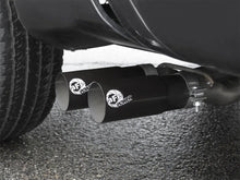 Load image into Gallery viewer, aFe Rebel Series 3in 409 SS Cat-Back Exhaust w/ Black Tips 04-15 Nissan Titan V8 5.6L - Back View