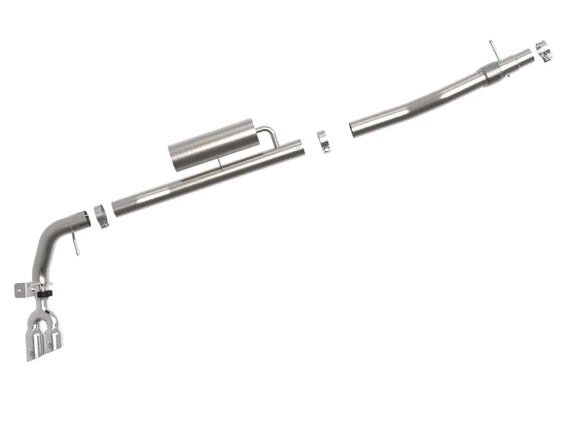 aFe Rebel Series 3in Cat-Back Exhaust Side Exit w/ Polished Tips 19-20 Ford Ranger L4-2.3L (t) - Additional View 6